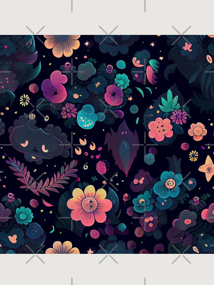 Thumbnail 6 von 6, Premium Oversized Pullover, Impressionist Detailed Kawaii Dark Transitional Pattern Digital Painting designt und verkauft von CodeAndColors.