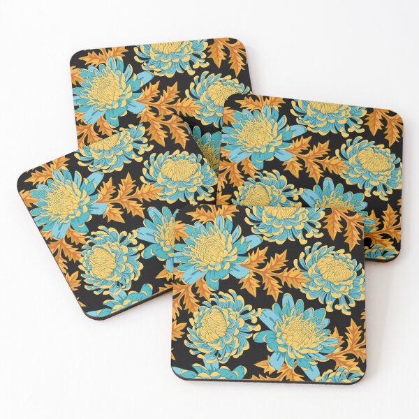 Item preview, Chrysanthemum Floral Seamless Botanical Pattern  designed and sold by Ayesha Saleem.