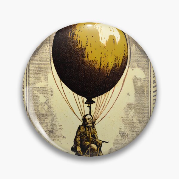 Item preview, The Jangling Stamp and Balloon Digital Painting designed and sold by CodeAndColors.
