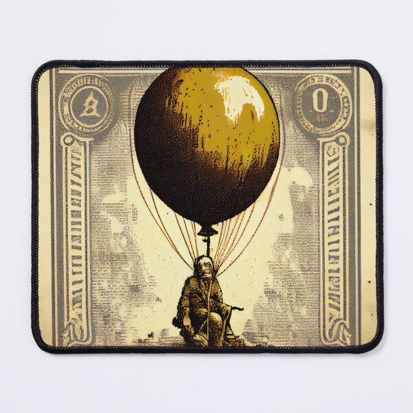 Item preview, The Jangling Stamp and Balloon Digital Painting designed and sold by CodeAndColors.