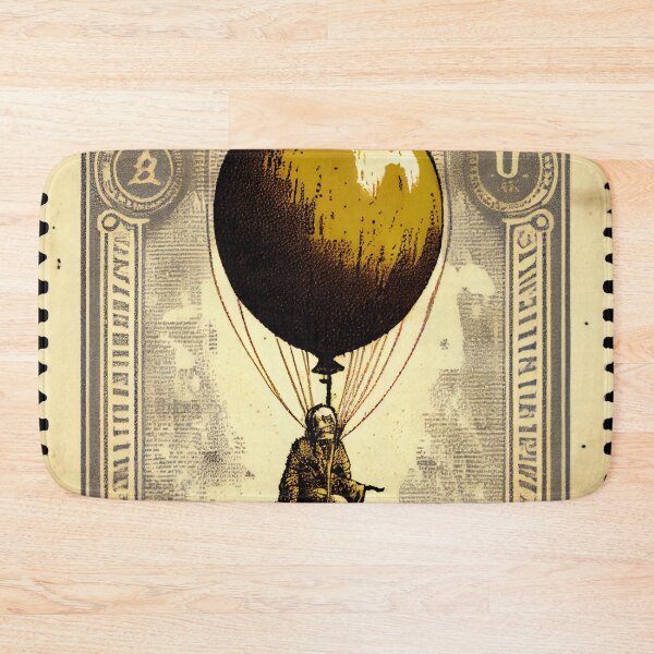 Item preview, The Jangling Stamp and Balloon Digital Painting designed and sold by CodeAndColors.