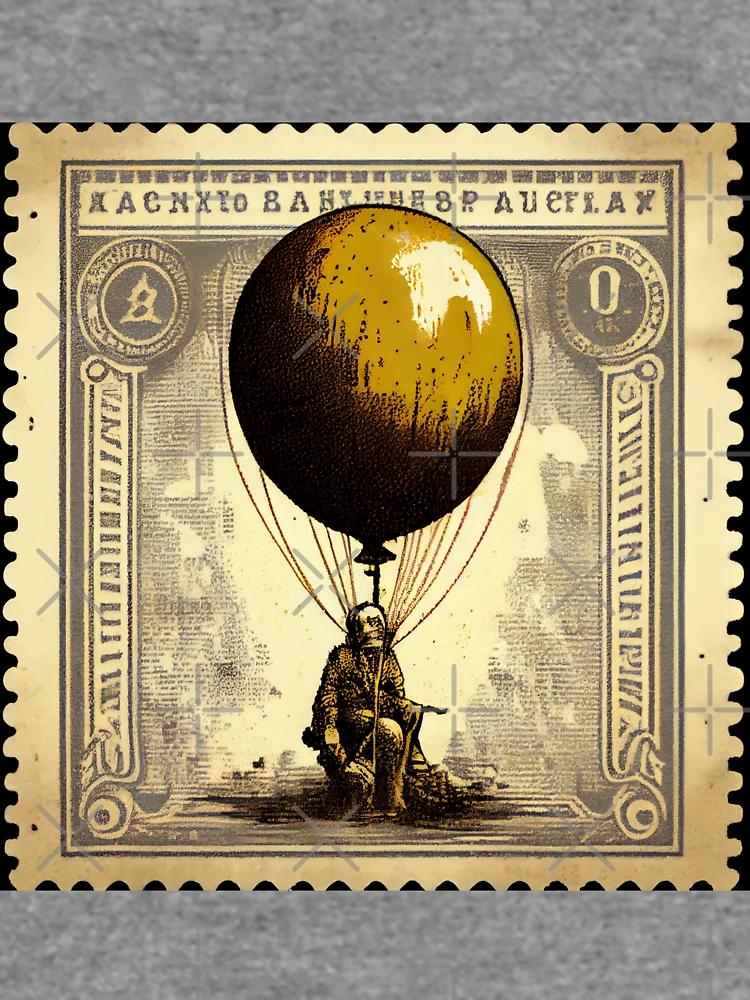 Thumbnail 6 von 6, Leichter Pullover, The Jangling Stamp and Balloon Digital Painting designt und verkauft von CodeAndColors.