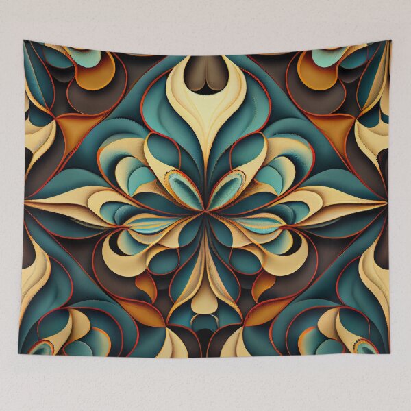 Item preview, Organic Contemporary Pattern Digital Painting designed and sold by CodeAndColors.