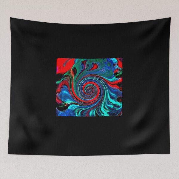 Item preview, Spiral Hypnosis Recycled Neon Fluffy Design designed and sold by PPPimp.