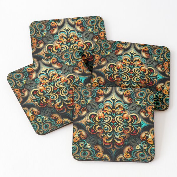 Item preview, Dazzling Dense Pattern Digital Painting designed and sold by CodeAndColors.