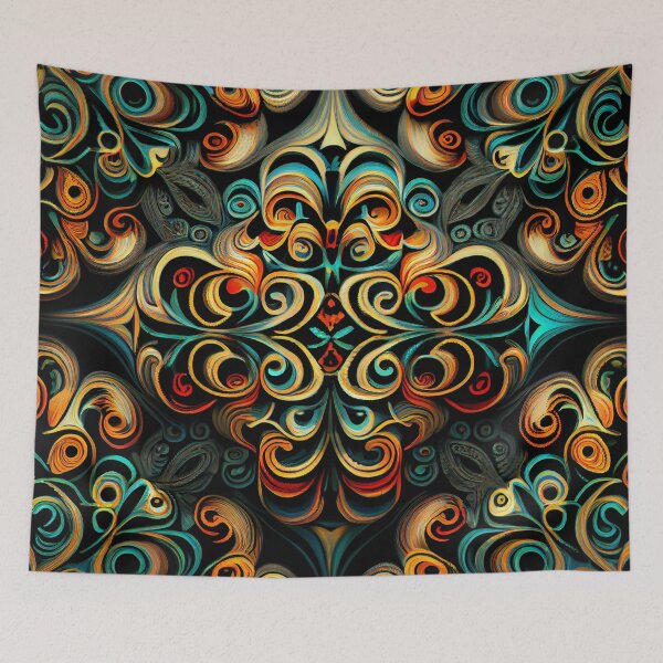 Item preview, Dazzling Dense Pattern Digital Painting designed and sold by CodeAndColors.