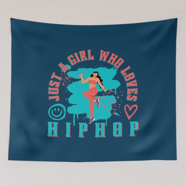 Item preview, Just A Girl Who Loves Hiphop designed and sold by Styler Design.
