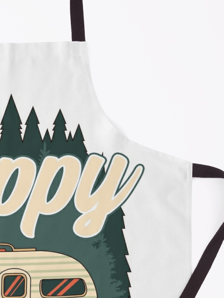 Discover Happy Camper Design Apron