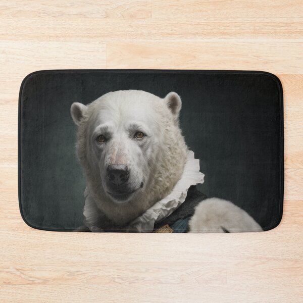 Item preview, Hyper Realistic Polar Bear Portrait Royal Renaissance Animal –  Photorealism Classic Royal Portrait Of A Polar Bear designed and sold by MadeByRobots.