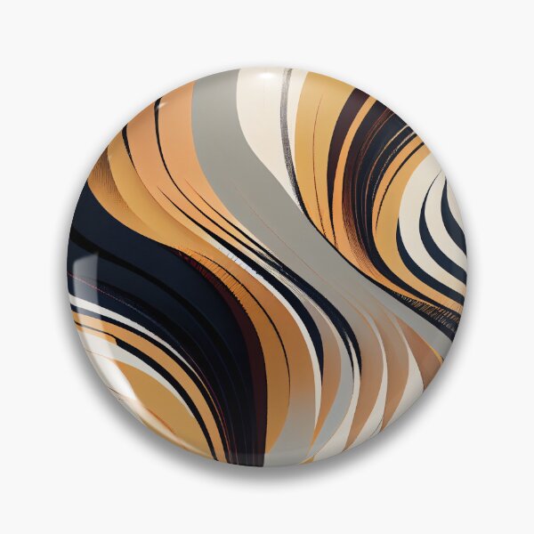 Item preview, Flowing Minimalist Pattern Digital Painting designed and sold by CodeAndColors.