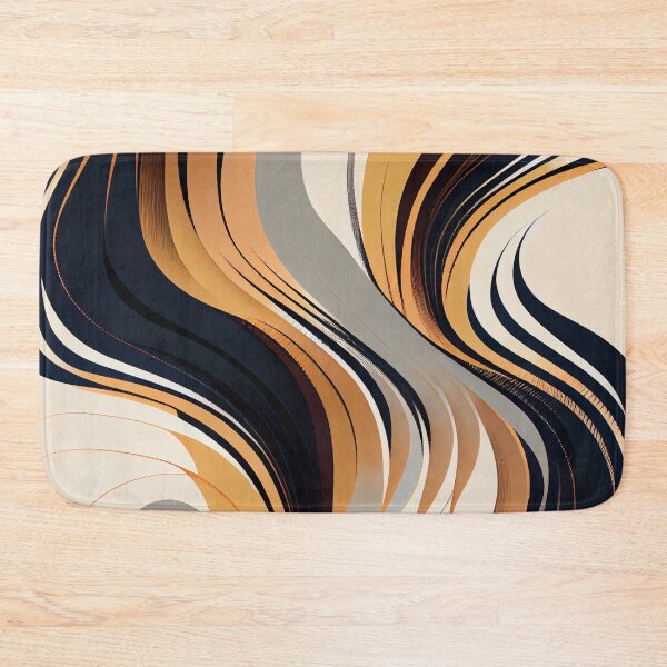 Item preview, Flowing Minimalist Pattern Digital Painting designed and sold by CodeAndColors.