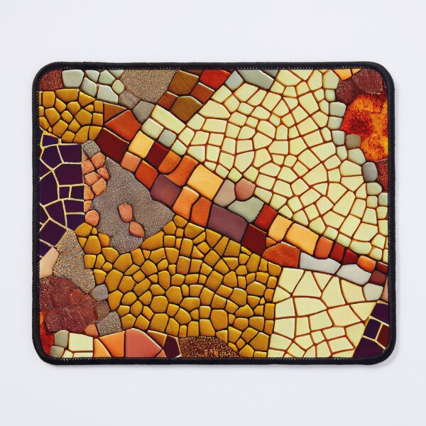 Item preview, Fine Mosaic Desert Modern Pattern Digital Painting designed and sold by CodeAndColors.