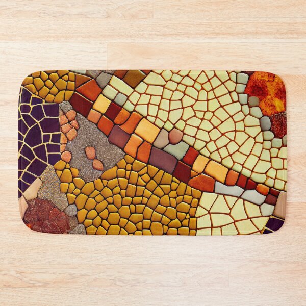 Item preview, Fine Mosaic Desert Modern Pattern Digital Painting designed and sold by CodeAndColors.