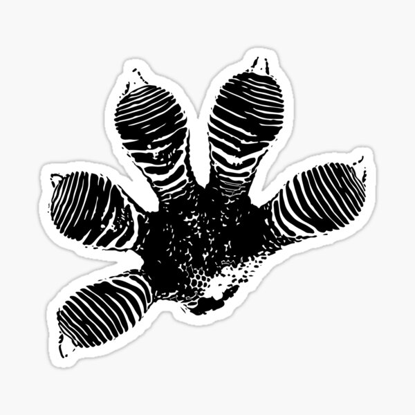 Gecko High Five Sticker