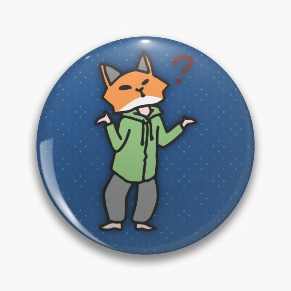 Item preview, Foxendael | Men in a fox mask | Animal pin designed and sold by ankker.