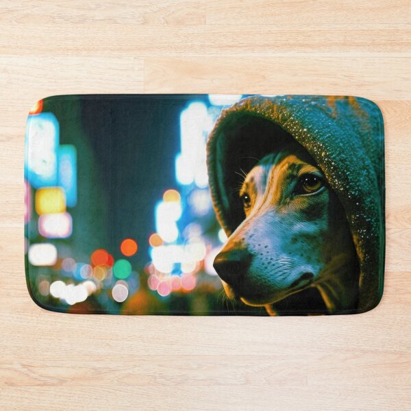 Artikelvorschau, Cyrano der Hund mit Kapuze ist heute Abend unterwegs ... entworfen und verkauft von MartianBunnyH.