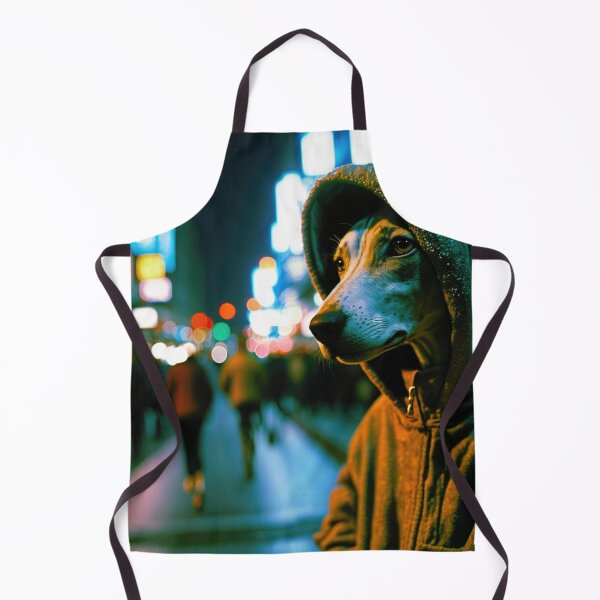 Item preview, Cyrano the hooded dog is out tonight... designed and sold by MartianBunnyH.