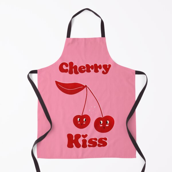 Item preview, Cherry Kiss Y2K illustration for valentine day gift designed and sold by WeirdyTales.