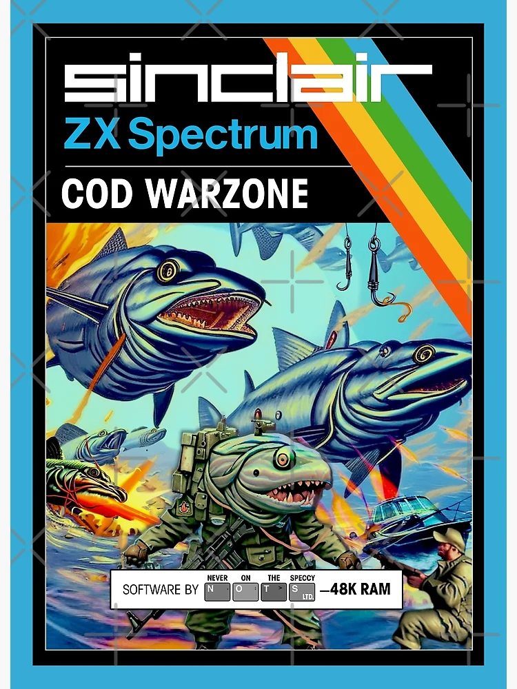 COD WARZONE for the Sinclair ZX Spectrum (front cover) - Fantasy 