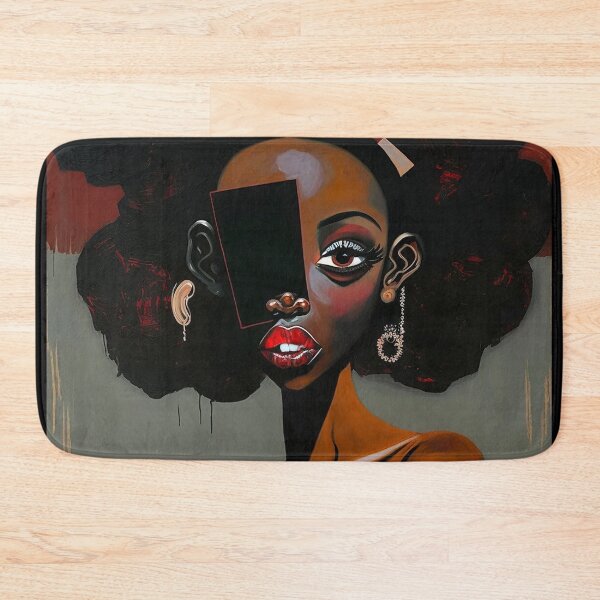Item preview, Painting of a Beautiful Black Woman designed and sold by fakeSavian.