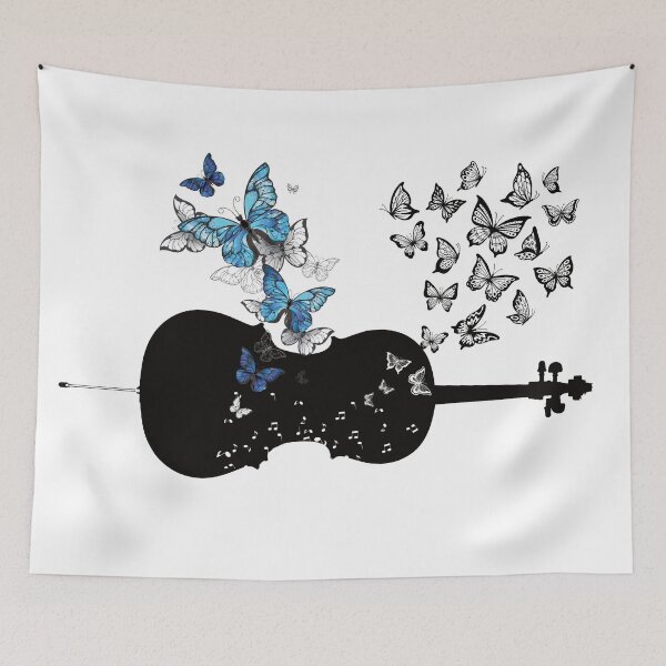 Item preview, Cello butterflies designed and sold by piesdesignart.