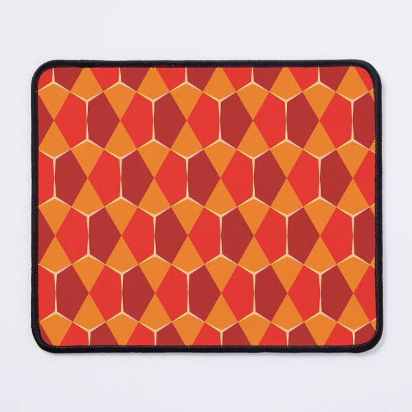 Item preview, Hexagonal Pattern in Orange designed and sold by srelite01art.