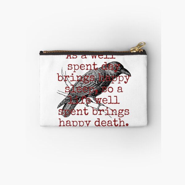 Item preview, As A Well-Spent Day Brings - Death Quote designed and sold by CrankyOldDude.
