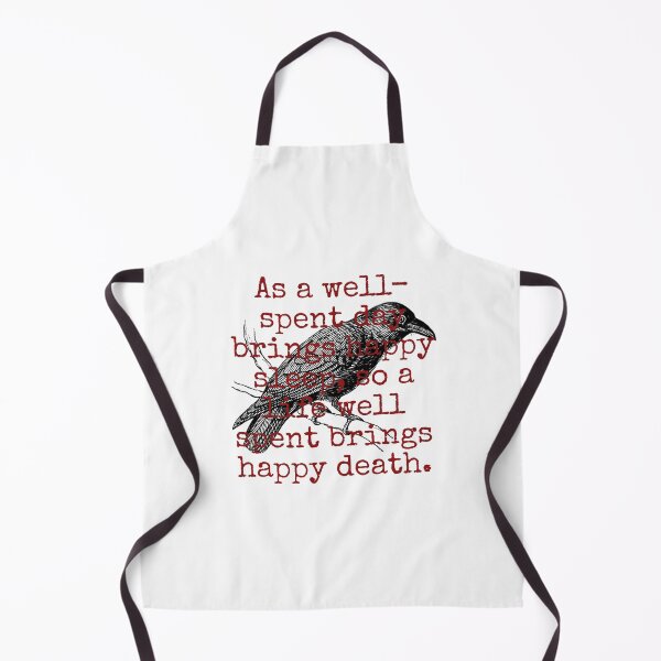 Item preview, As A Well-Spent Day Brings - Death Quote designed and sold by CrankyOldDude.