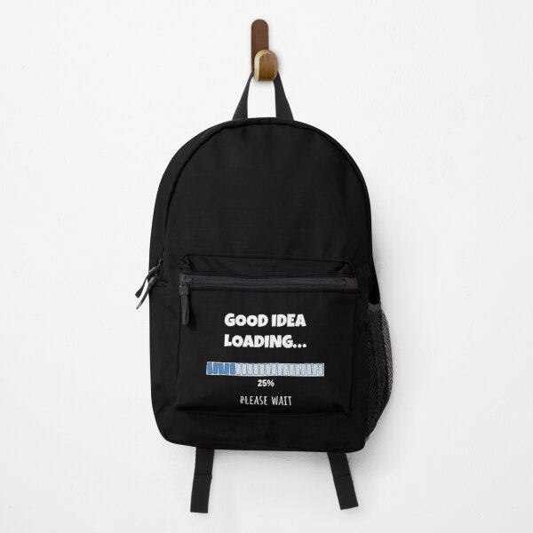 Item preview, Good Idea Loading... Please wait | Funny and witty loading bar text design designed and sold by ArtworkbyEmmy.