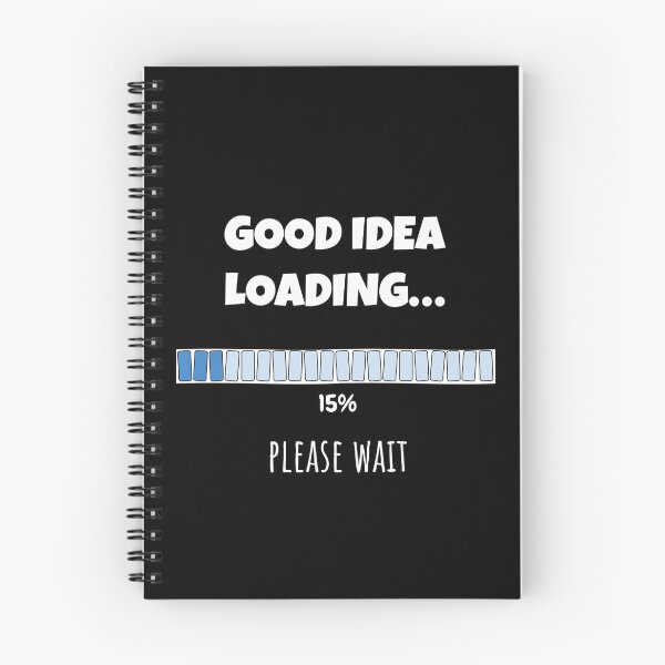 Item preview, Good Idea Loading... Please wait | Funny and witty loading bar text design designed and sold by ArtworkbyEmmy.