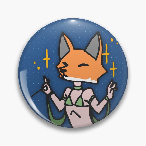 Item preview, Foxendael | Men in a fox mask | Animal pin designed and sold by ankker.