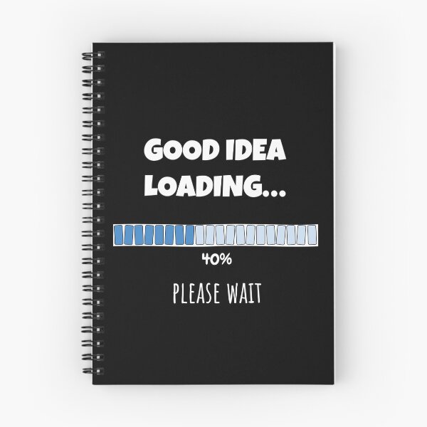 Item preview, Good Idea Loading... Please wait | Funny and witty loading bar text design designed and sold by ArtworkbyEmmy.