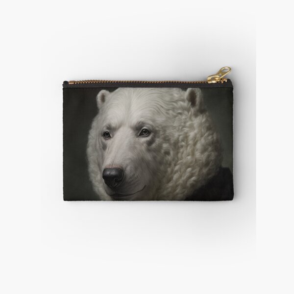 Item preview, Hyper Realistic Polar Bear Portrait Royal Renaissance Animal –  Photorealism Classic Royal Portrait Of A Polar Bear designed and sold by MadeByRobots.