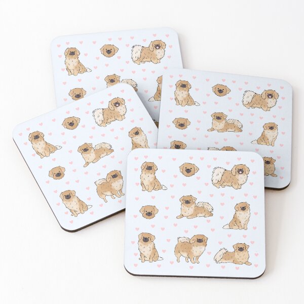 Item preview, Tibetan spaniel Dog cute illustration pack  designed and sold by Yarafantasyart.