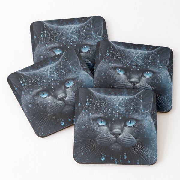 Item preview, Gothic Black British Shorthair designed and sold by Nocturne  Paws.