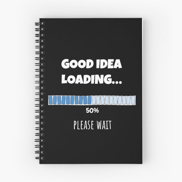 Item preview, Good Idea Loading... Please wait | Funny and witty loading bar text design designed and sold by ArtworkbyEmmy.