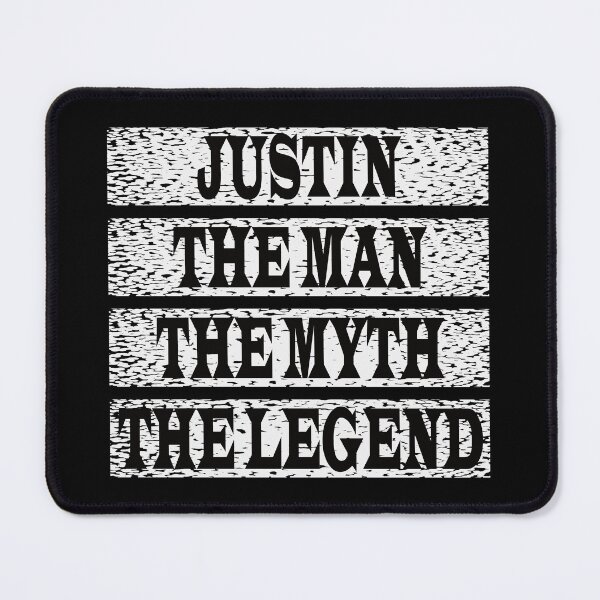 Item preview, Justin The Man The Myth The Legend designed and sold by GaryDobson.