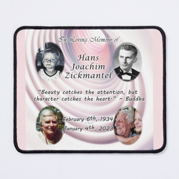 Item preview, Memorial Plaque ~ Hans Joachim Zickmantel designed and sold by MasterJames.