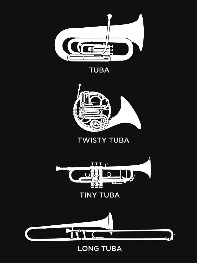 silhouette de joueur de tuba