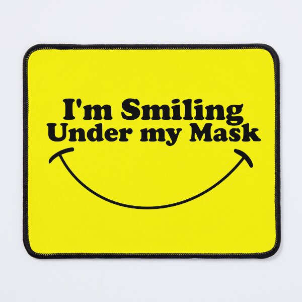 Item preview, I'm Smiling Under My Mask designed and sold by funnytshirtemp.