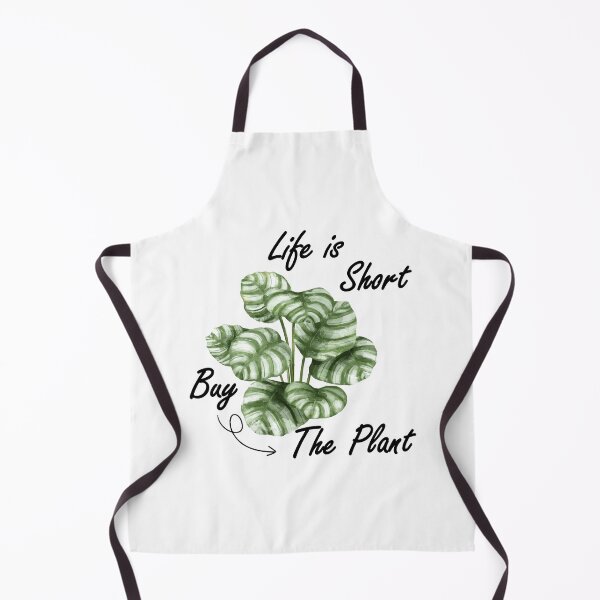 Item preview, Life Is Short Buy The Plant - Calathea Orbifolia designed and sold by FirstTouch.