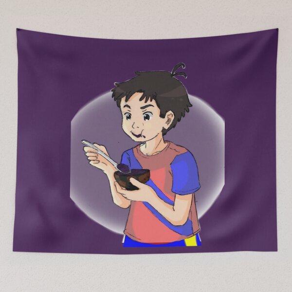 Item preview, Boy enjoying delicious acai bowl designed and sold by AinoOY.