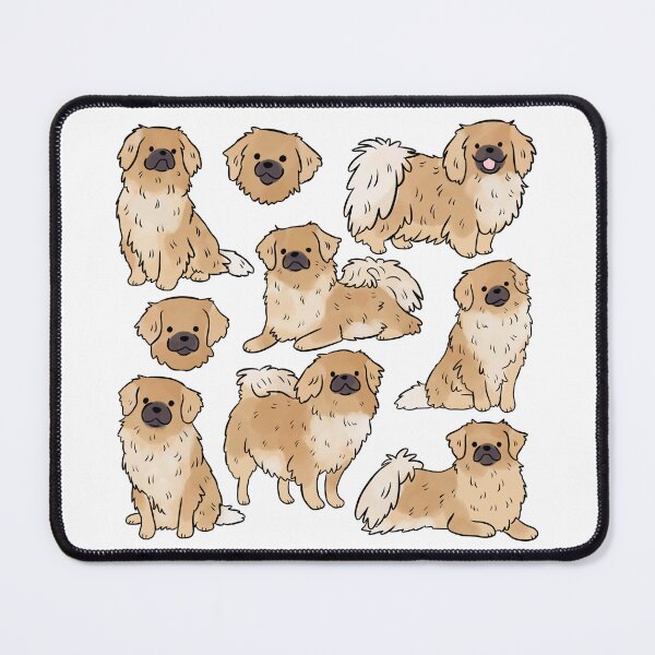 Item preview, Tibetan spaniel Dog cute illustration pattern  designed and sold by Yarafantasyart.