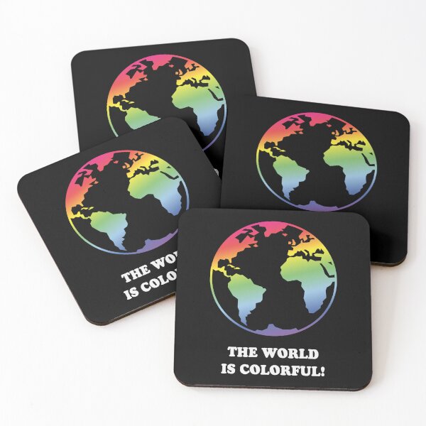 Item preview, The World Is Colorful! (Earth / Rainbow Colors) designed and sold by MrFaulbaum.
