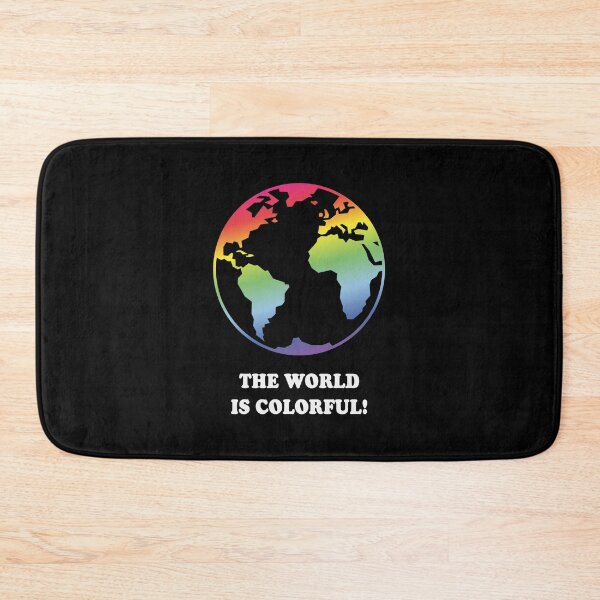Item preview, The World Is Colorful! (Earth / Rainbow Colors) designed and sold by MrFaulbaum.