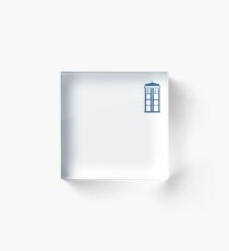 Tardis Minimalist Acrylic Block