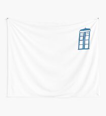 Tardis Minimalist Wall Tapestry