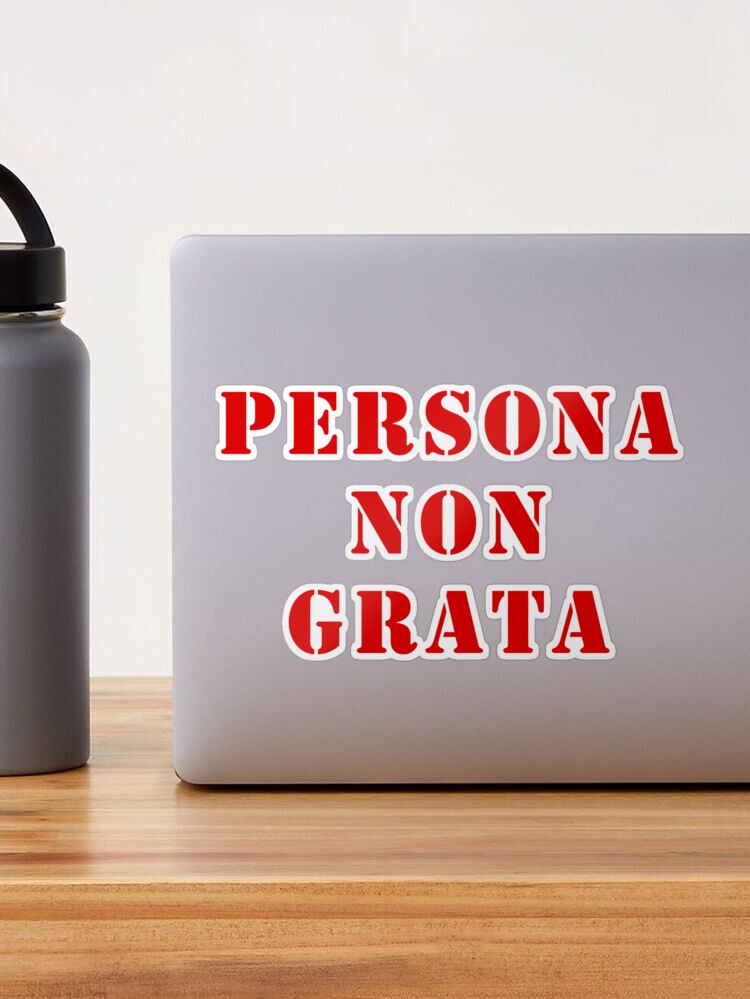 Persona Non Grata - red