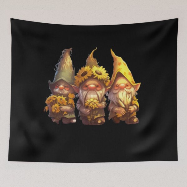 Item preview, Gnomes with Sunflower Leopard Valentine designed and sold by NeboulaHamra.
