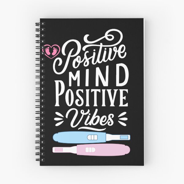 Item preview, Positive mind, positive vibes. Positive pregnancy test. For couples in fertility treatment or others trying to conceive a baby designed and sold by Lady-Frost.